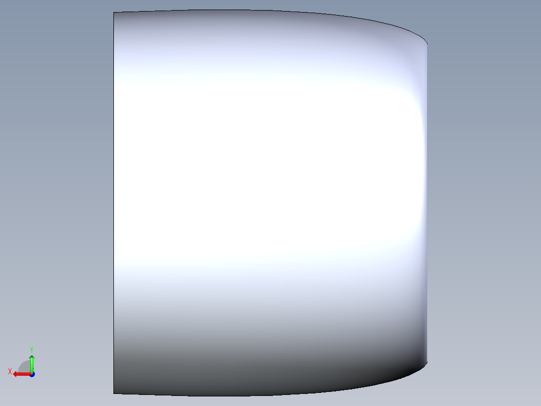 涡轮风扇设计（简单）---模型格式为 stp后视图