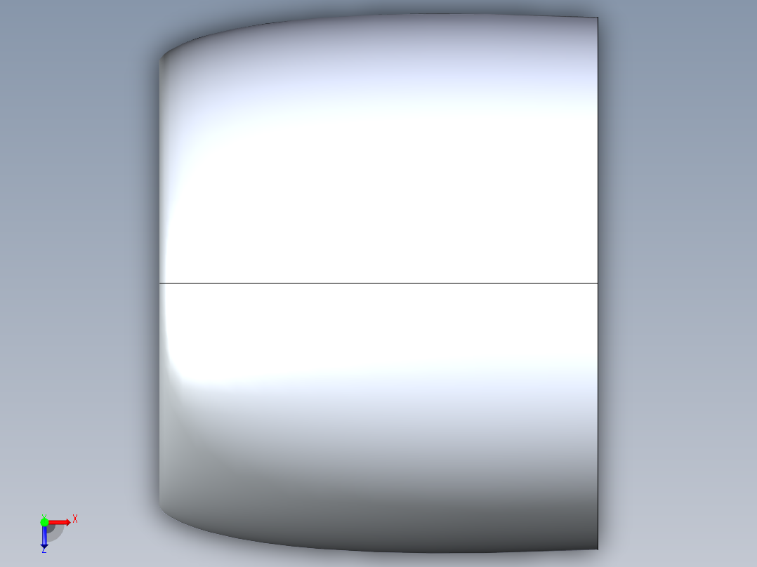 涡轮风扇设计（简单）---模型格式为 stp俯视图