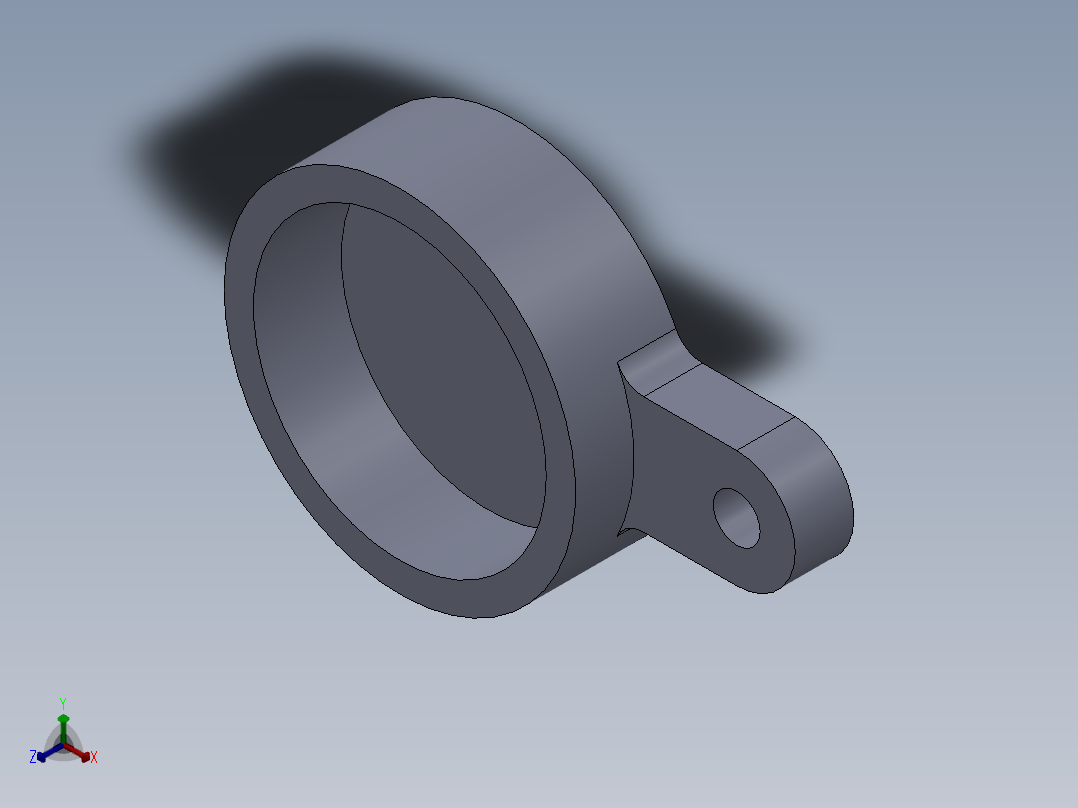 S44 离合器凸轮正等轴测图