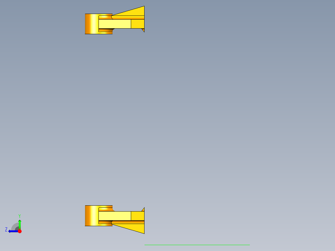 锥形法兰盘机械加工工艺规程及工艺装备夹具设计【含CAD图和全套卡片】右视图