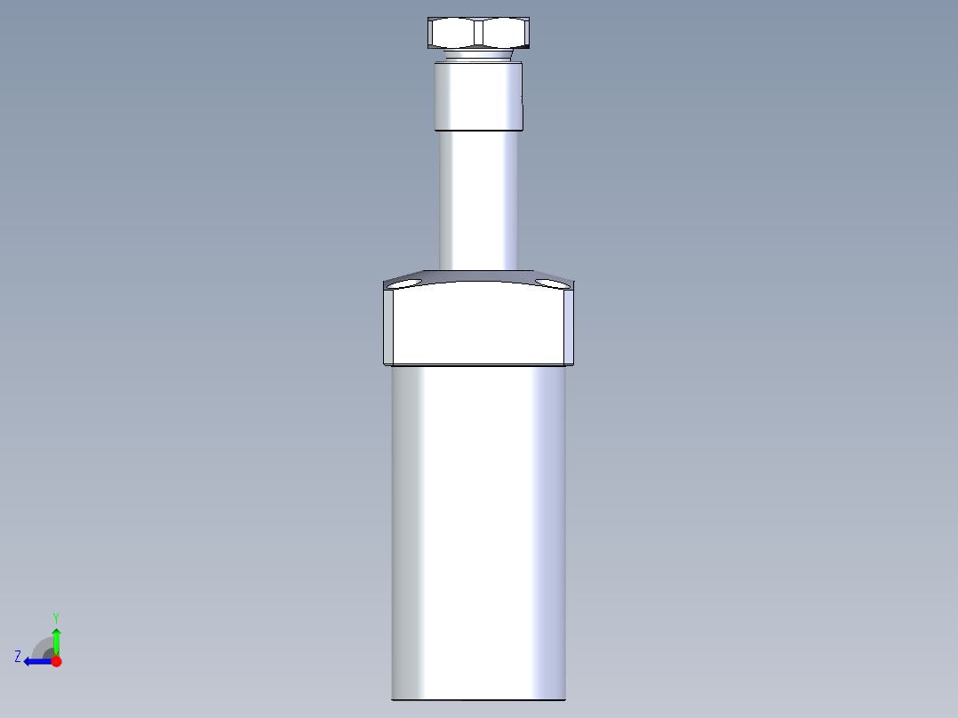 KOSMEKLHA0550-CL-Q30多系列多零件图纸模型右视图