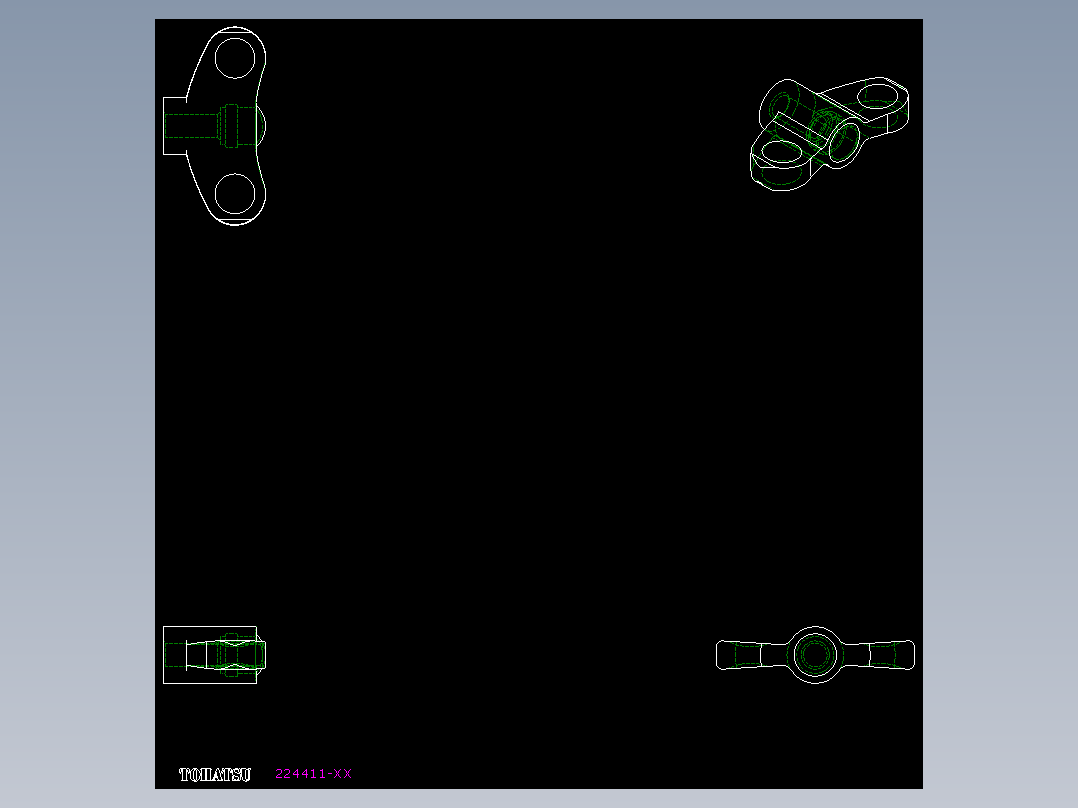 人體工學型把手(母牙SUS製)EWN.SST-FP,EWN.SST-2D多系列多零件图纸模型