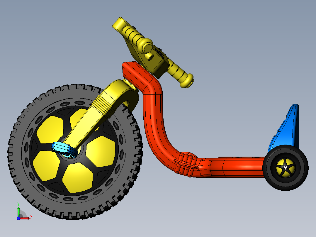 儿童三轮车-2--sw前视图