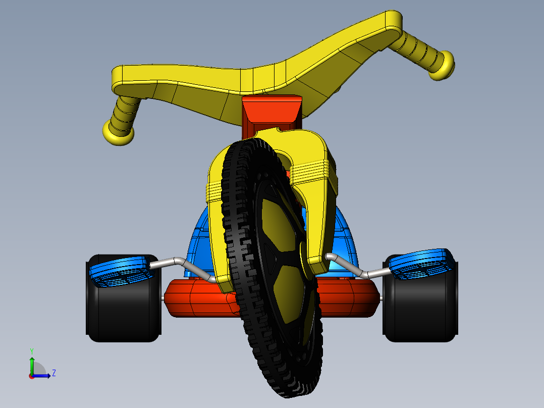 儿童三轮车-2--sw左视图