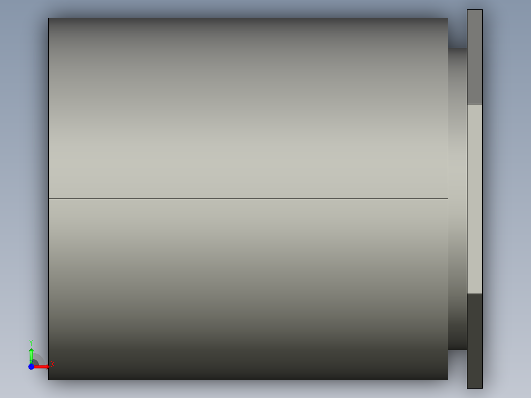 船舶管路系统SeaCor_ReducerCoupling_SxS_37J229247_2in x .5in前视图