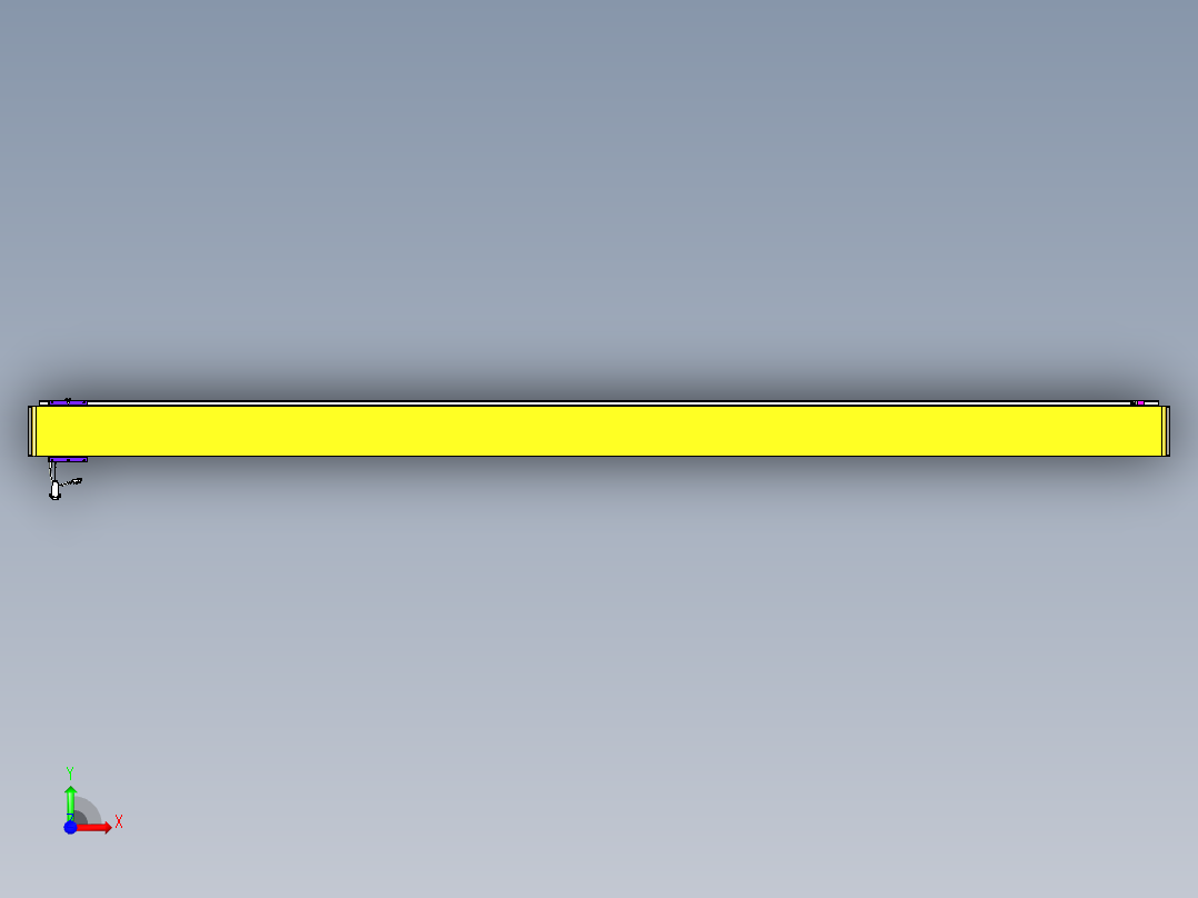 威洛博VL系列直线电机模组-VL14S1-S3000前视图