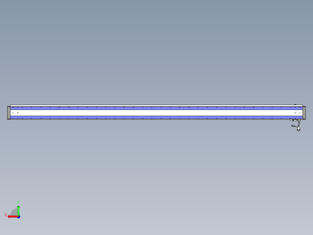 威洛博VL系列直线电机模组-VL14S1-S3000后视图