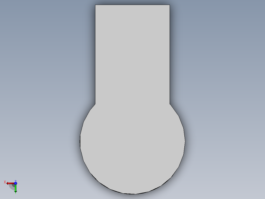 铝型材及其附件3.61.10.SLDPRT俯视图