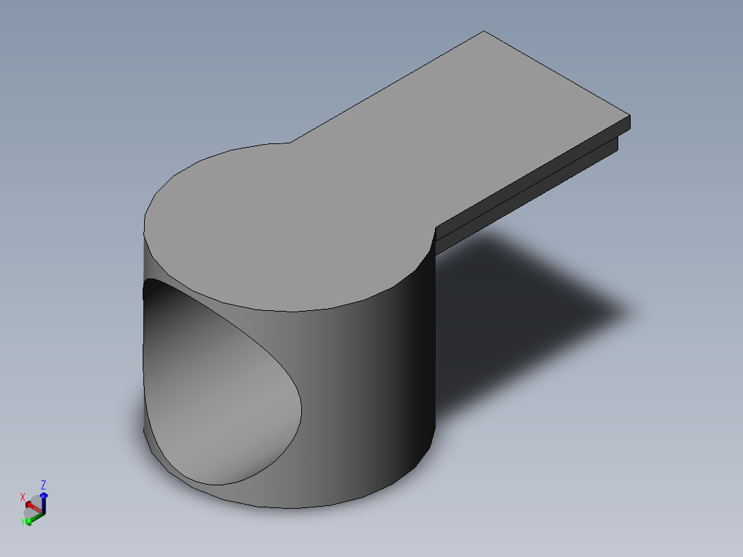 铝型材及其附件3.61.10.SLDPRT正等轴测图