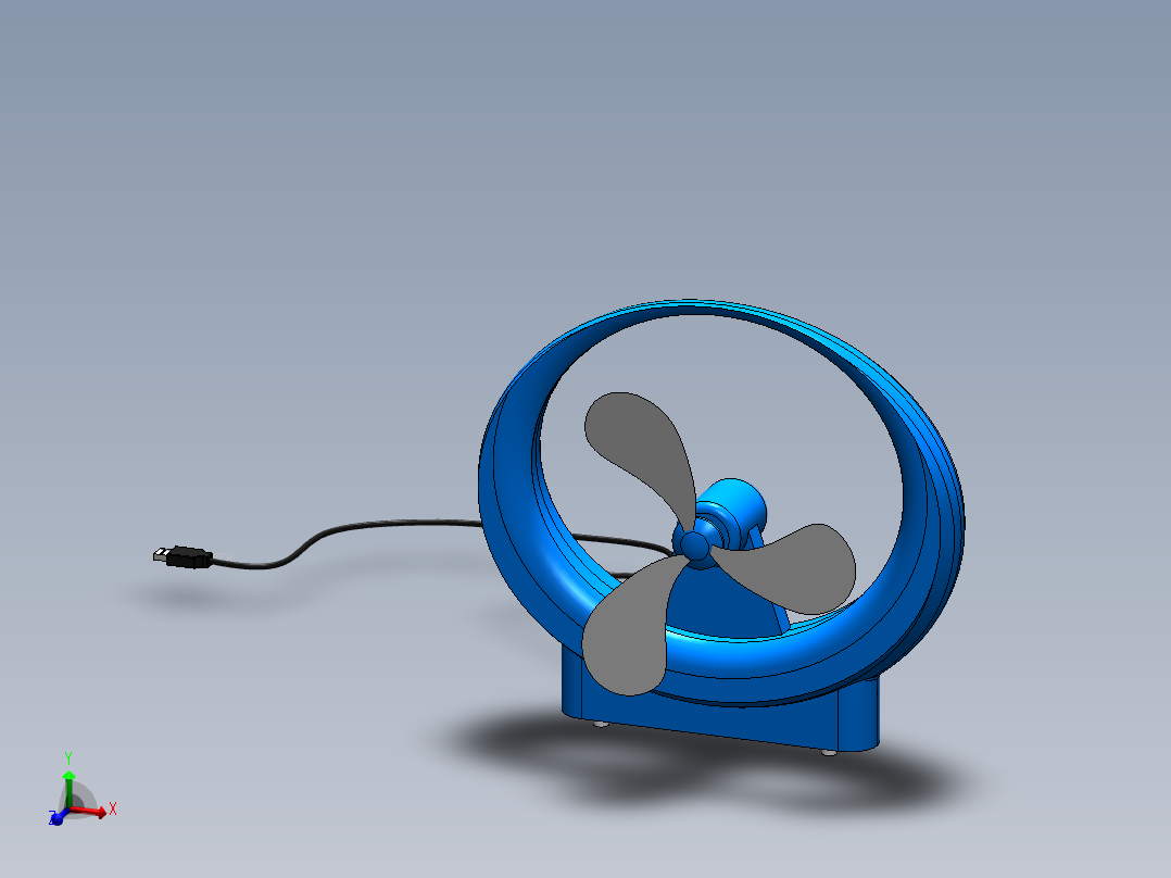 <span style='color: red'>USB</span>电风扇