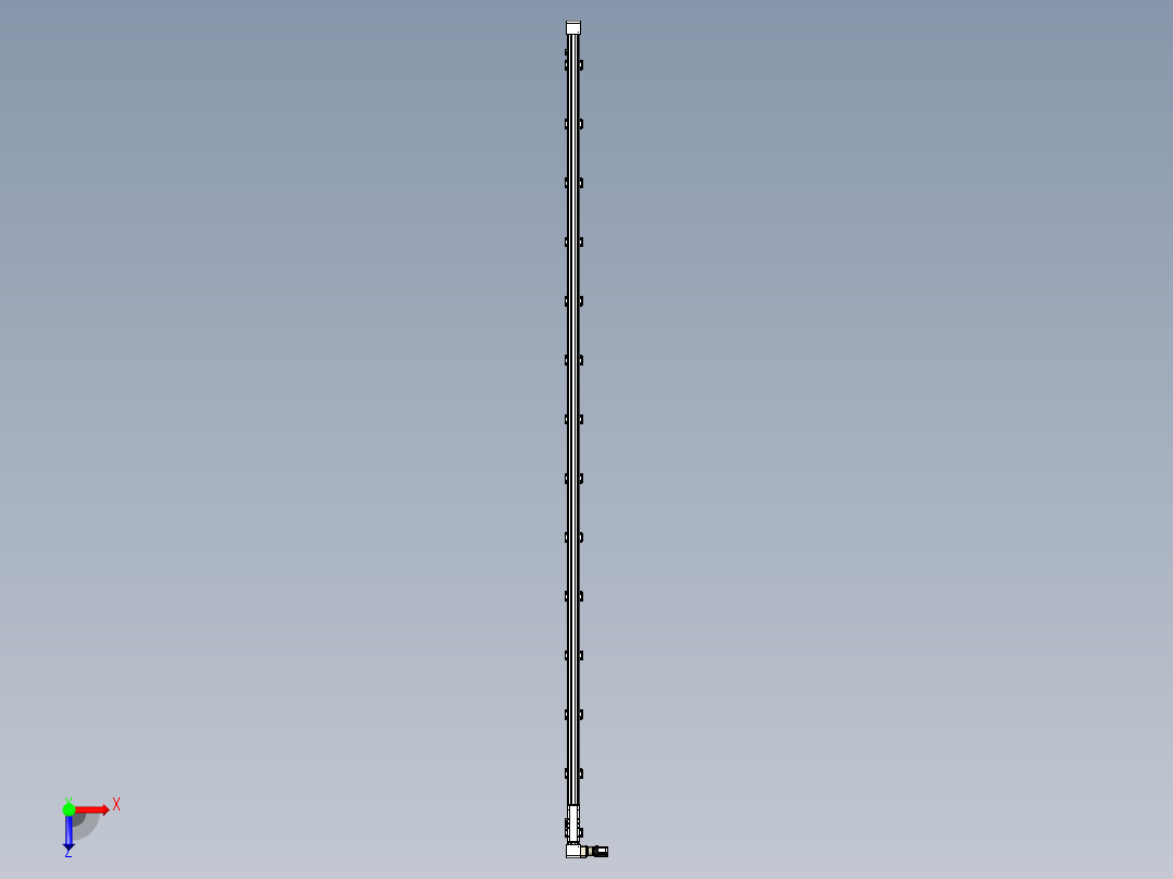 同步带滑台-欧规B8-L176-S5200-L-ZP40-D3-N5俯视图