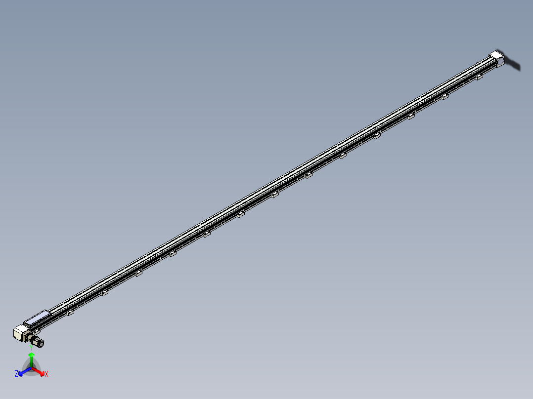 同步带滑台-欧规B8-L176-S5200-L-ZP40-D3-N5正等轴测图