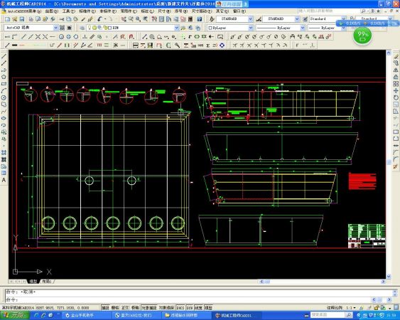 采场排水浮船全套图纸