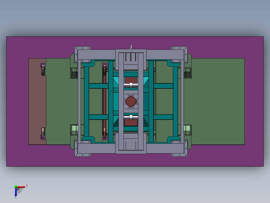 秸秆压块机含三维二维说明书1434461俯视图