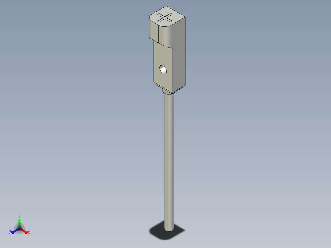 接近传感器PX08-H正等轴测图