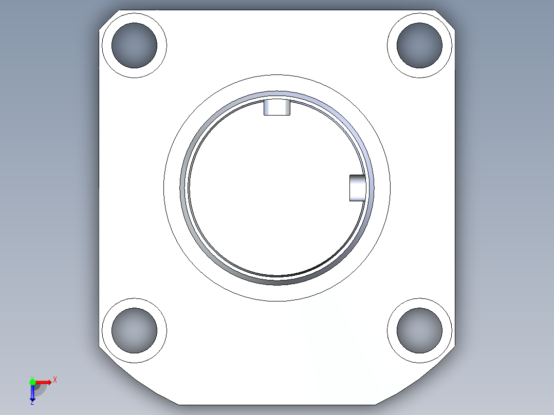 KOSMEKLG1050-SL-F多系列多零件图纸模型俯视图