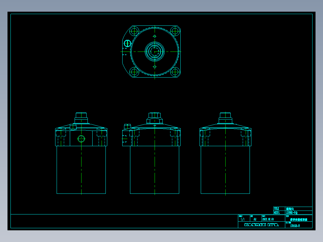 KOSMEKLC0902-Sx多系列多零件图纸模型多系列多零件图纸模型