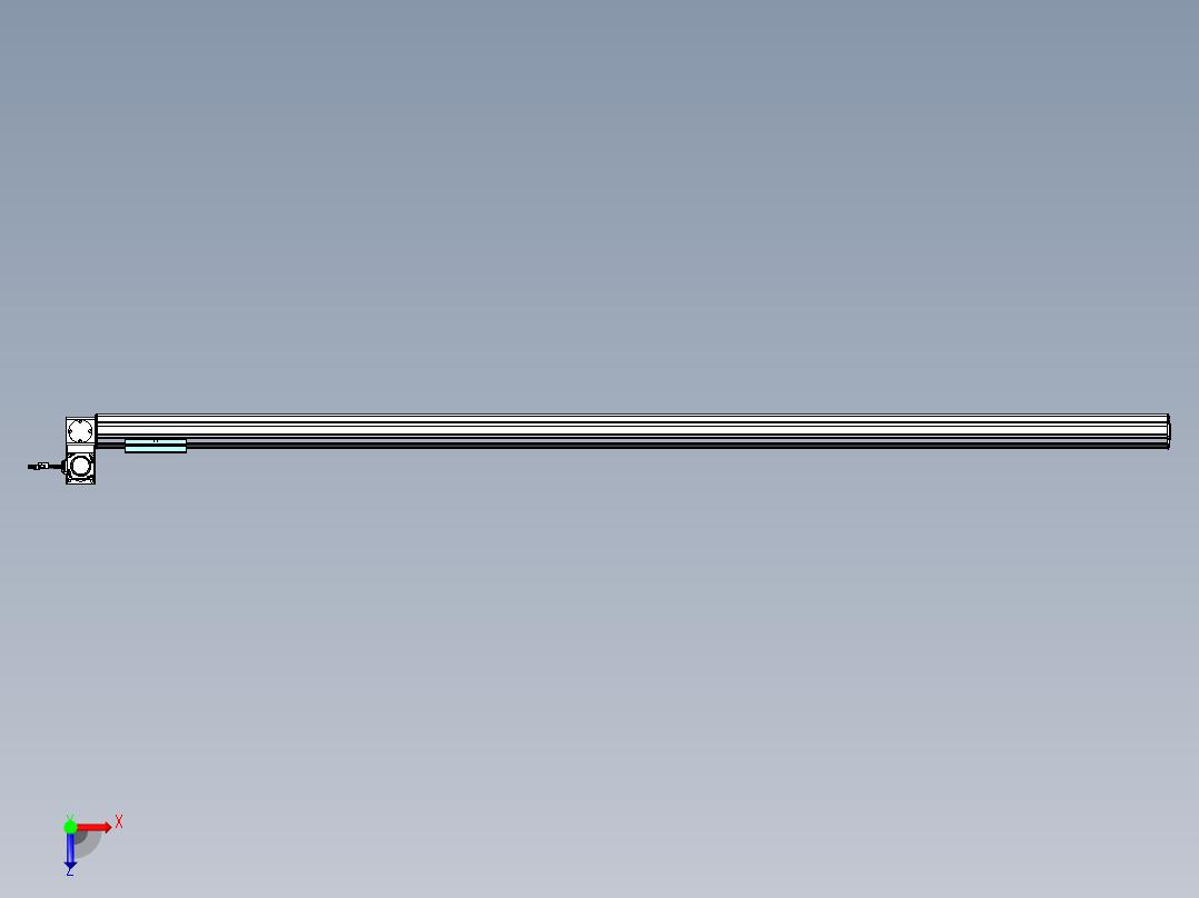 威洛博VBF同步带传动一般环境VBF14-L45-S2150-BLU-ZP40-C3俯视图