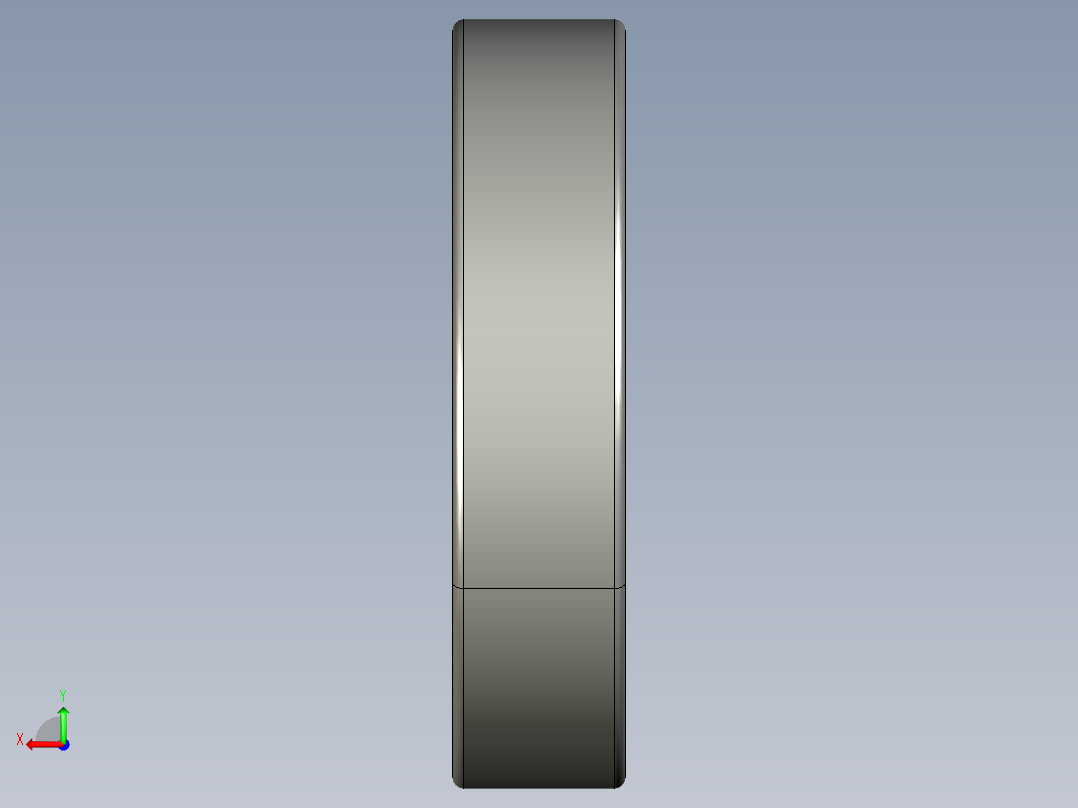 深沟球轴承6319后视图