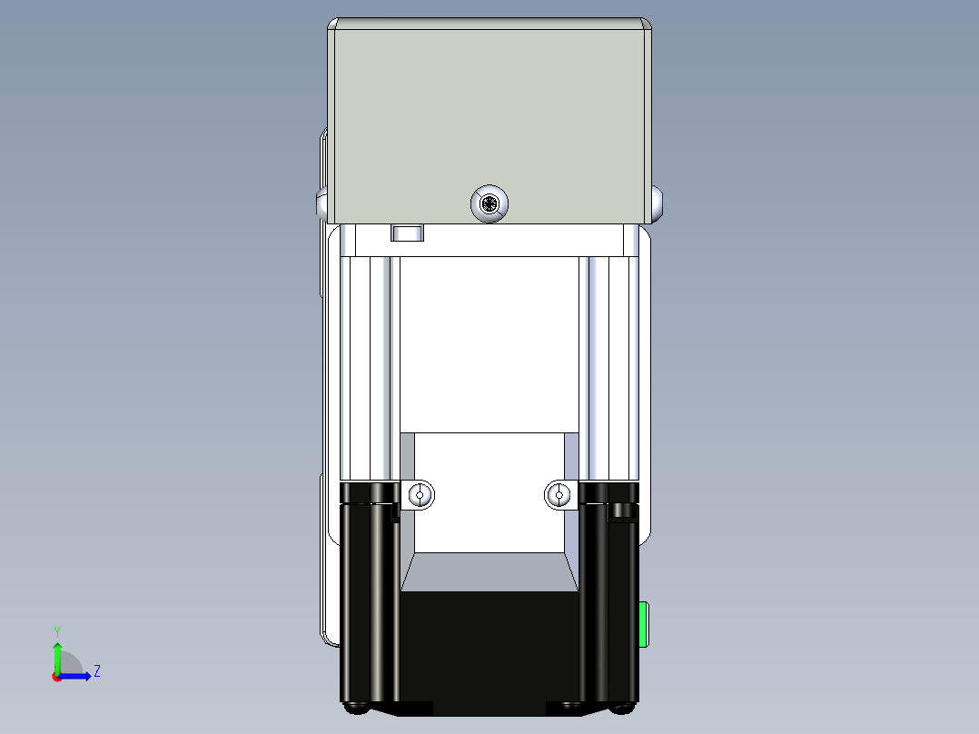 同步带滑台-半封闭B10H-L45-S850-R-P40-D3左视图