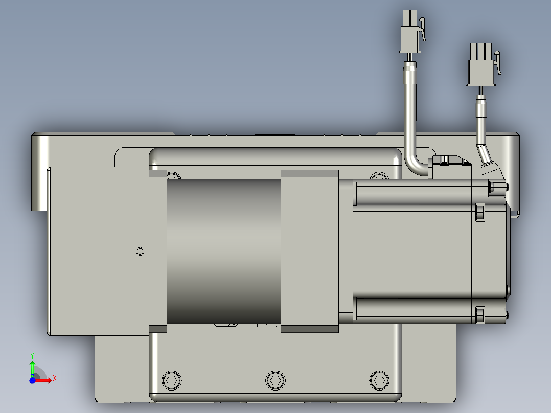 威洛博直线电机模组EB20-L224-S250-BR-ZP75-MS3-5K前视图