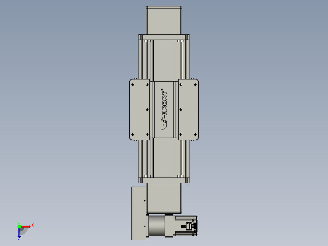 威洛博直线电机模组EB20-L224-S250-BR-ZP75-MS3-5K俯视图