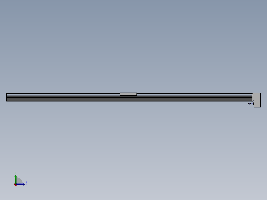 精密模组MT220-L150-3100-LD-M75-C4左视图