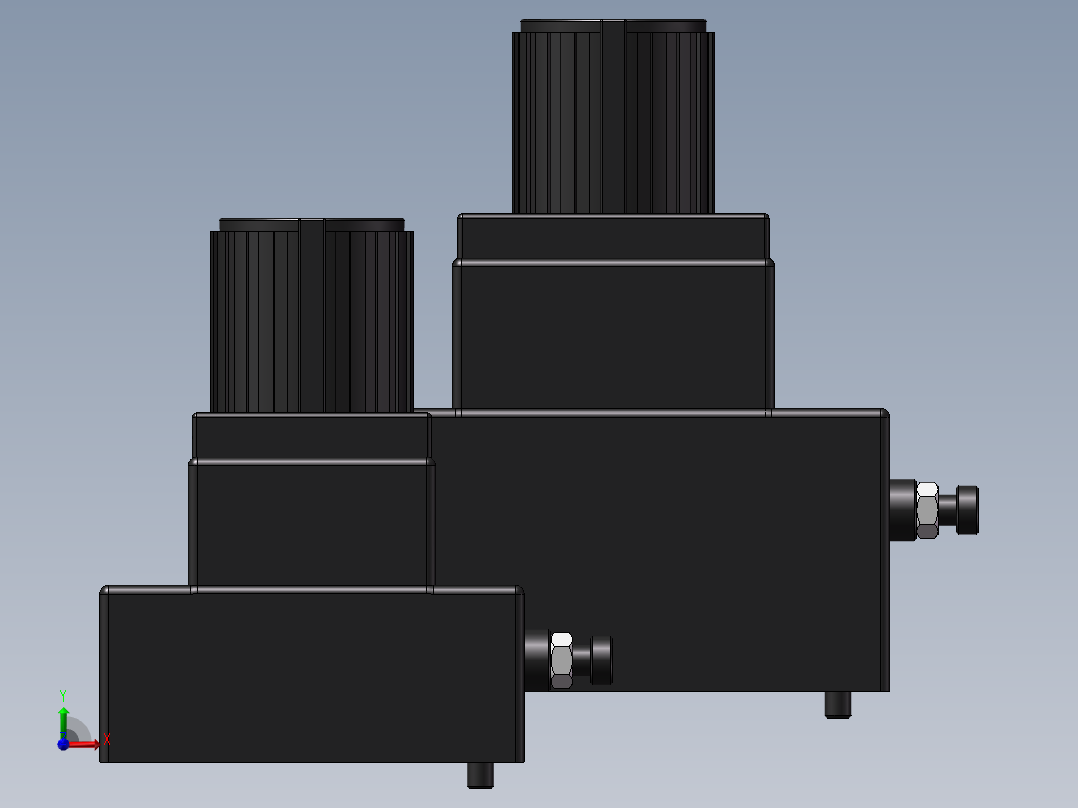 流量控制阀(调速阀、单向调速阀02，03) 共2种型号446427前视图