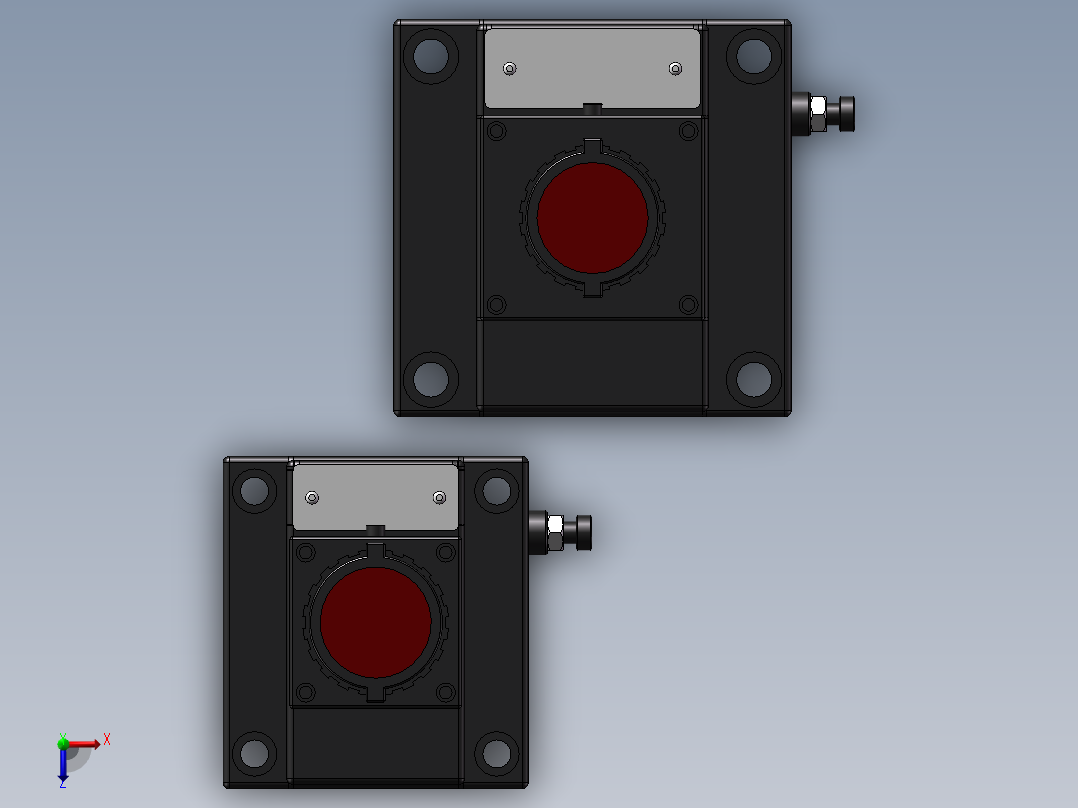 流量控制阀(调速阀、单向调速阀02，03) 共2种型号446427俯视图