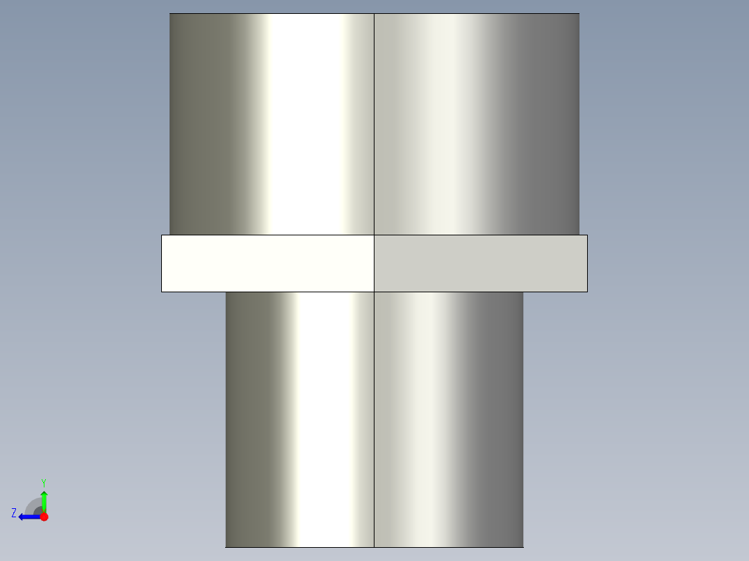 船舶管路系统SeaCor_PVC-SS_SPIGxFPT_37J178010_1in右视图