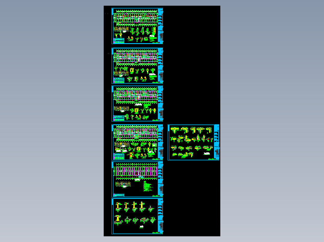 最新的24000多平米五层学生宿舍楼全套设计图纸（建筑、结构、水、电、暖、设计图纸）含详细说明、标注齐全