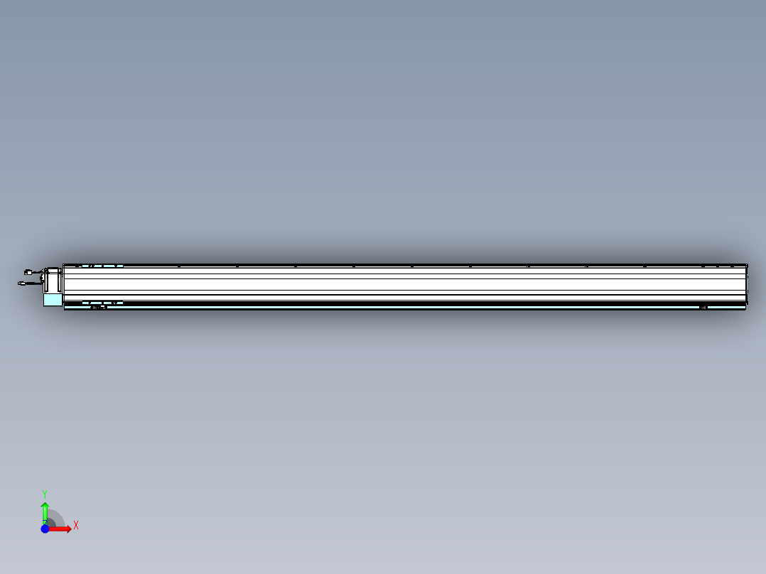 威洛博VBF同步带传动一般环境VBF14-L45-S2050-BLU-ZP40-C3前视图