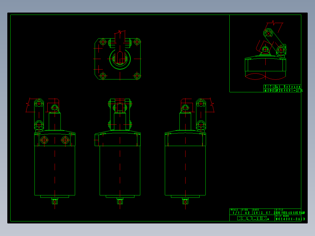 KOSMEKWCE4001-2ALD多系列多零件图纸模型多系列多零件图纸模型