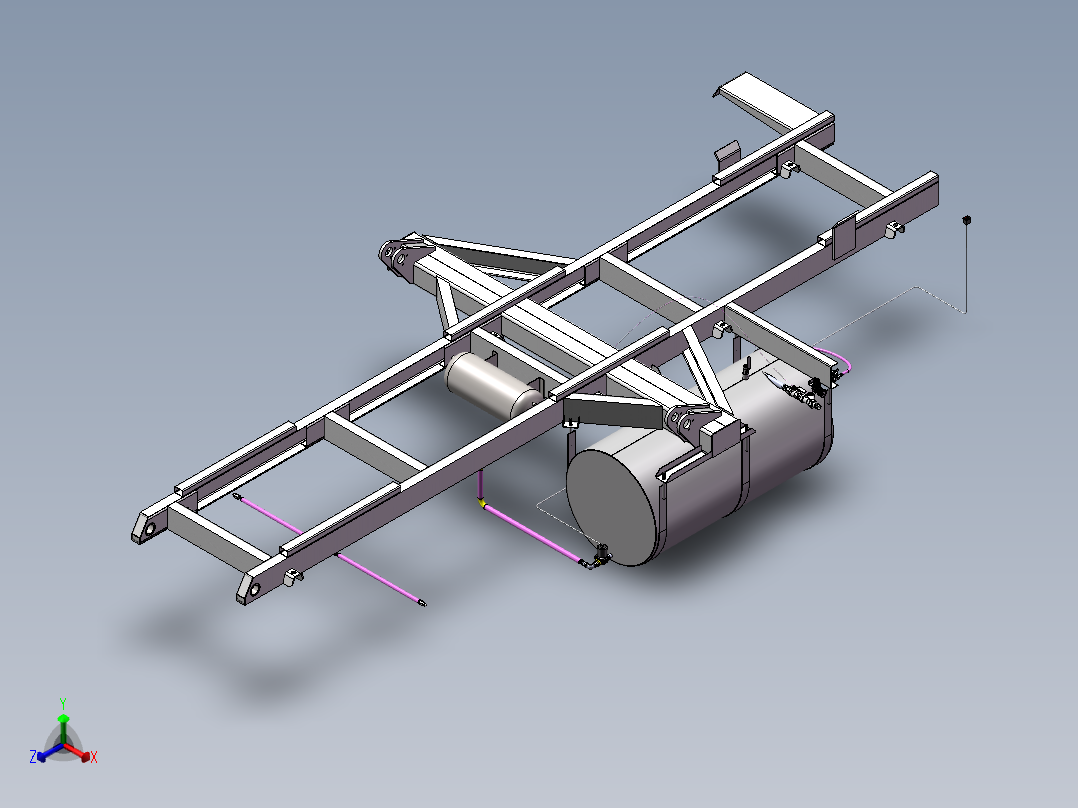 货车淋水器==1086143==150正等轴测图