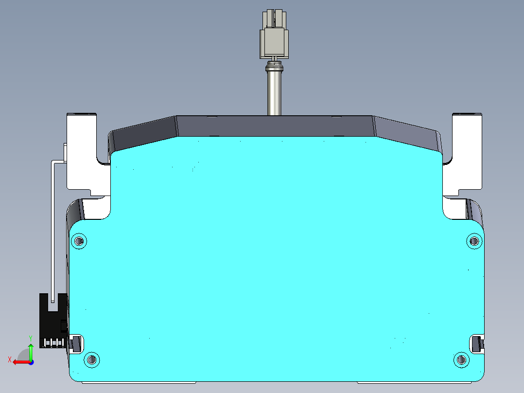 东锦丝杆传动-直线滑台模组DH210-C-L10-S2300-BC-P750W-C3后视图