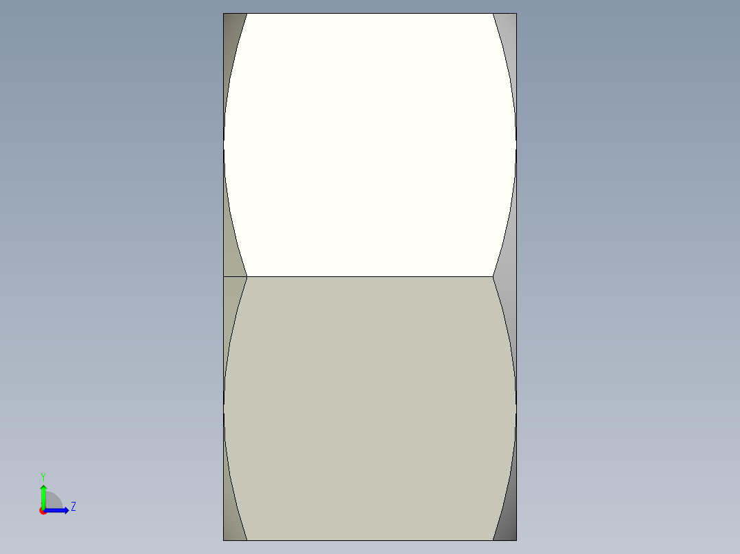 DIN 934 螺母-M76 Nut.STEP左视图