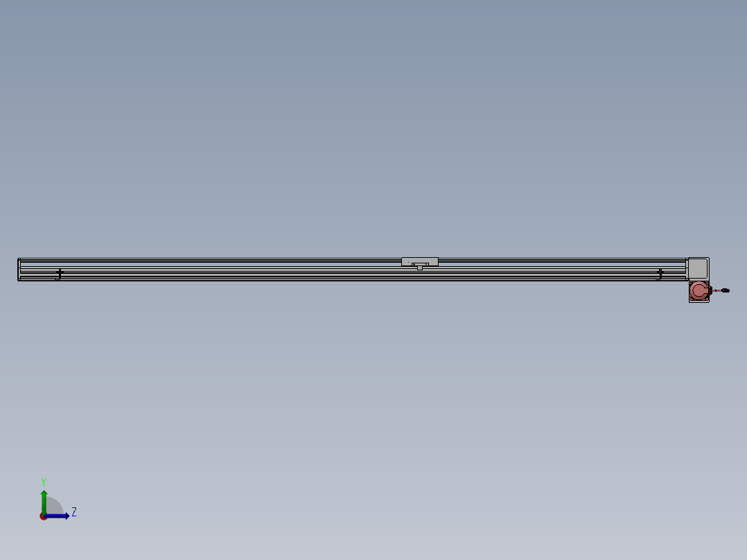 精密模组MT170-L125-2500-RD-M75-C4左视图