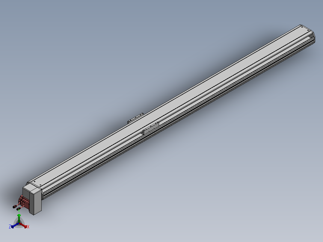 精密模组MT170-L125-2500-RD-M75-C4正等轴测图