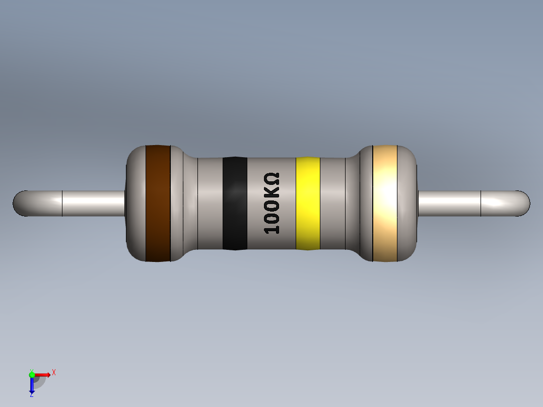 电容器 二极管 电阻器-Resistor 100K Ohm