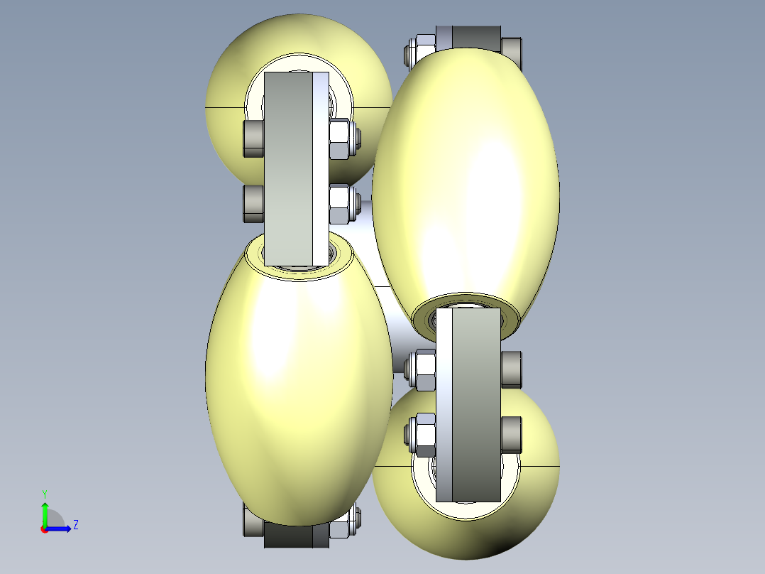 nexusrobot omni全向轮左视图