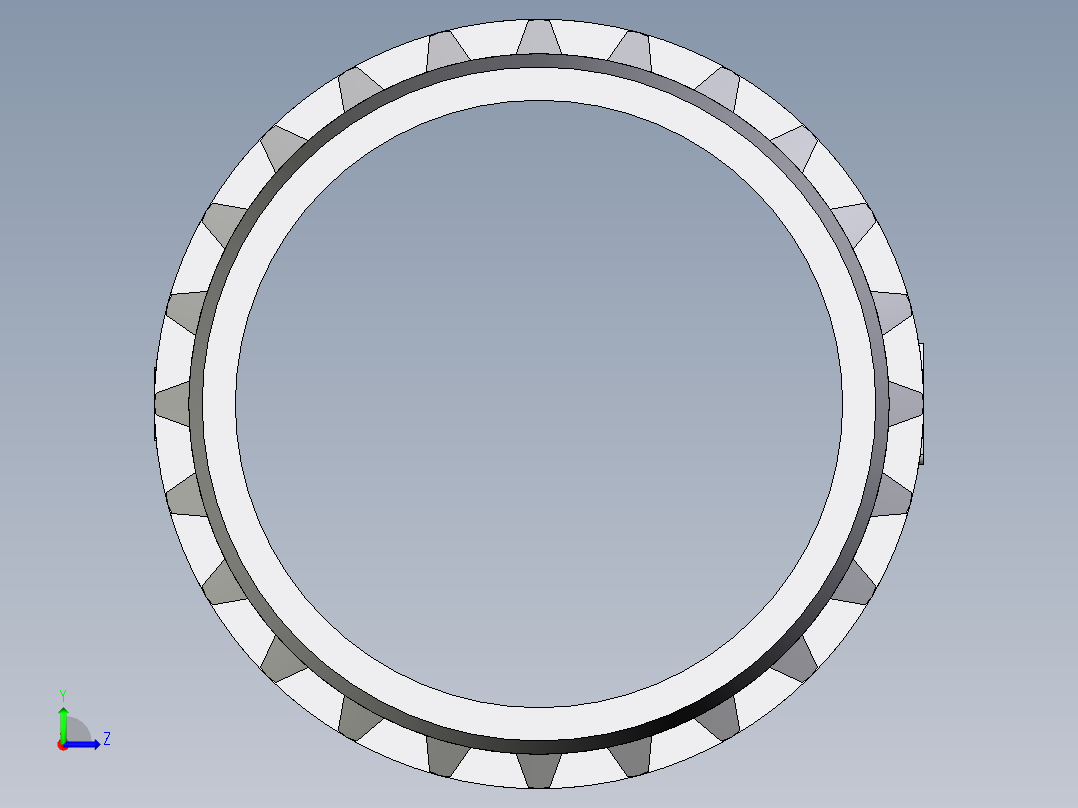 卡套式工业通用硬管接头Progressive_stop_ring_PSR15LX左视图
