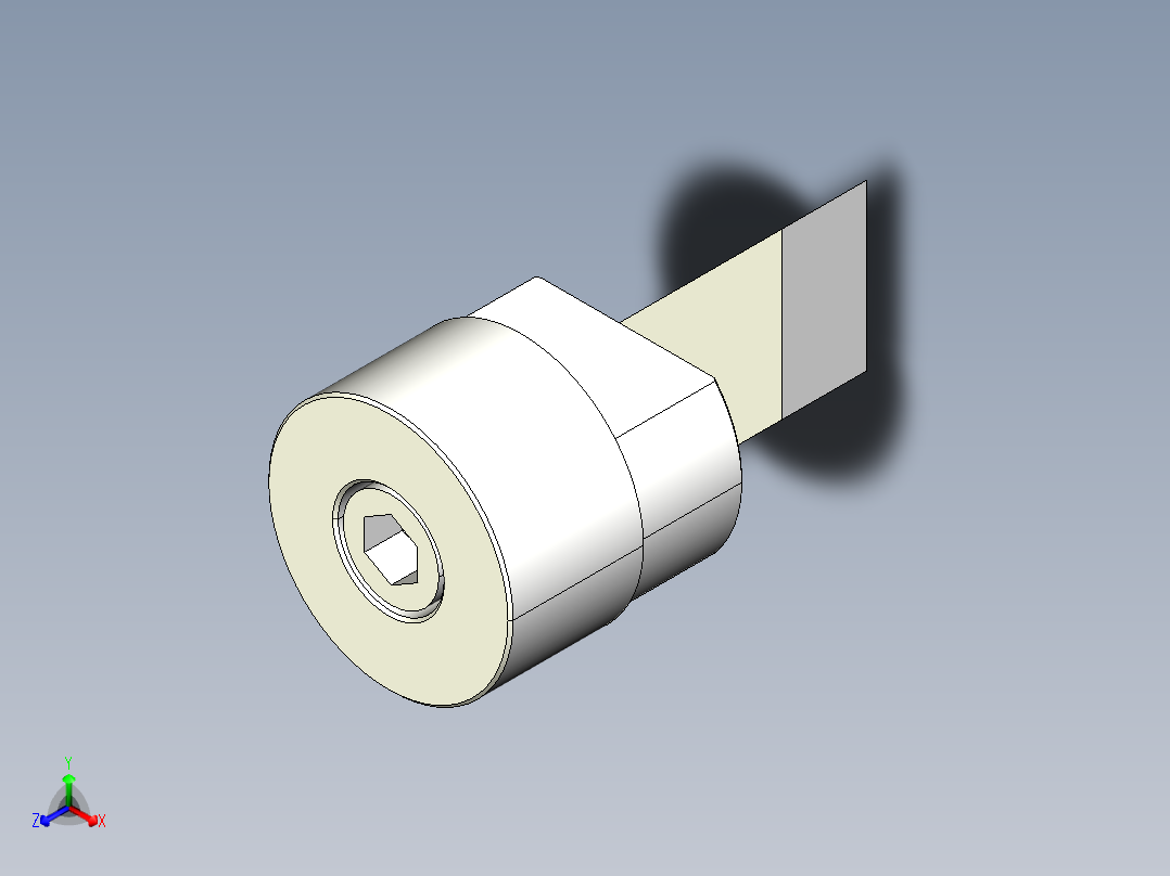 圓筒止動塊2328-3D多系列多零件图纸模型