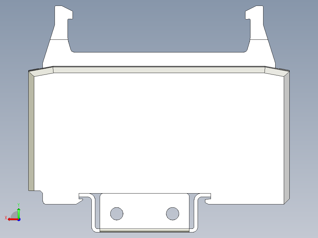 基恩士DL-RB1A_kc图纸模型后视图