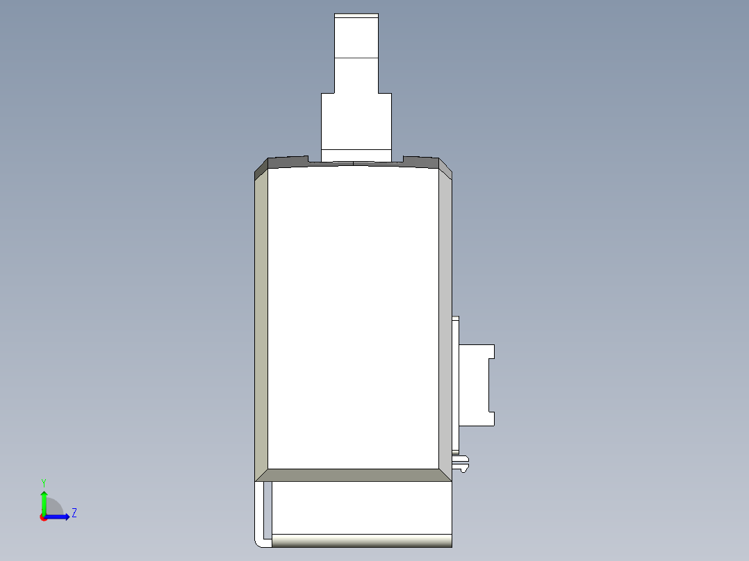 基恩士DL-RB1A_kc图纸模型左视图