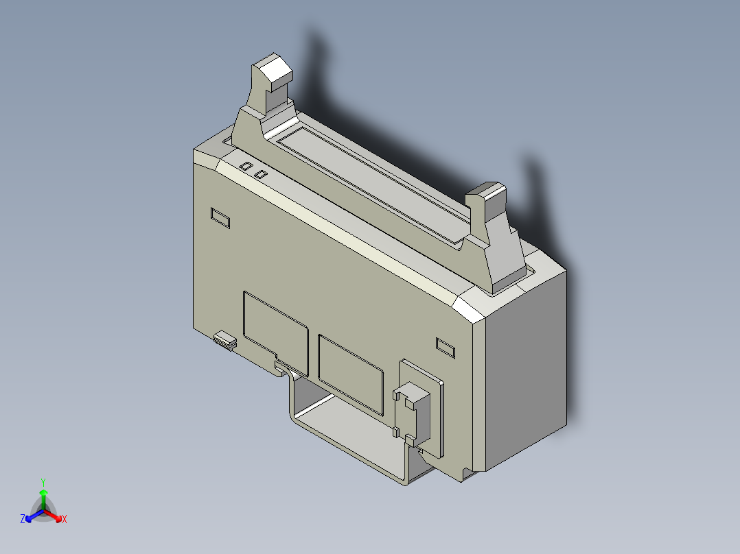 基恩士DL-RB1A_kc图纸模型正等轴测图