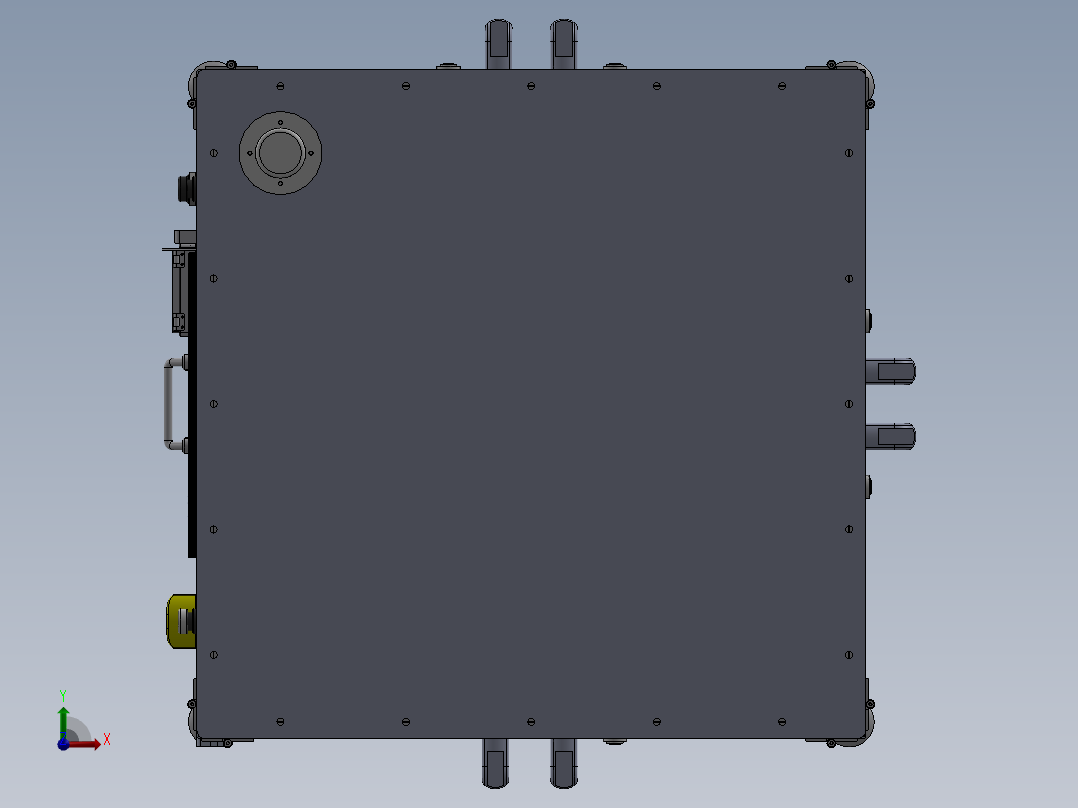 工件自动贴标机sw20前视图