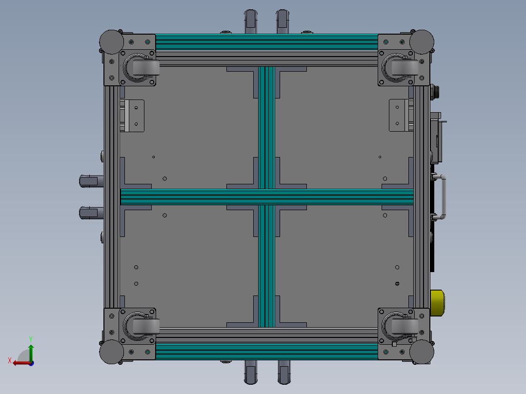 工件自动贴标机sw20后视图
