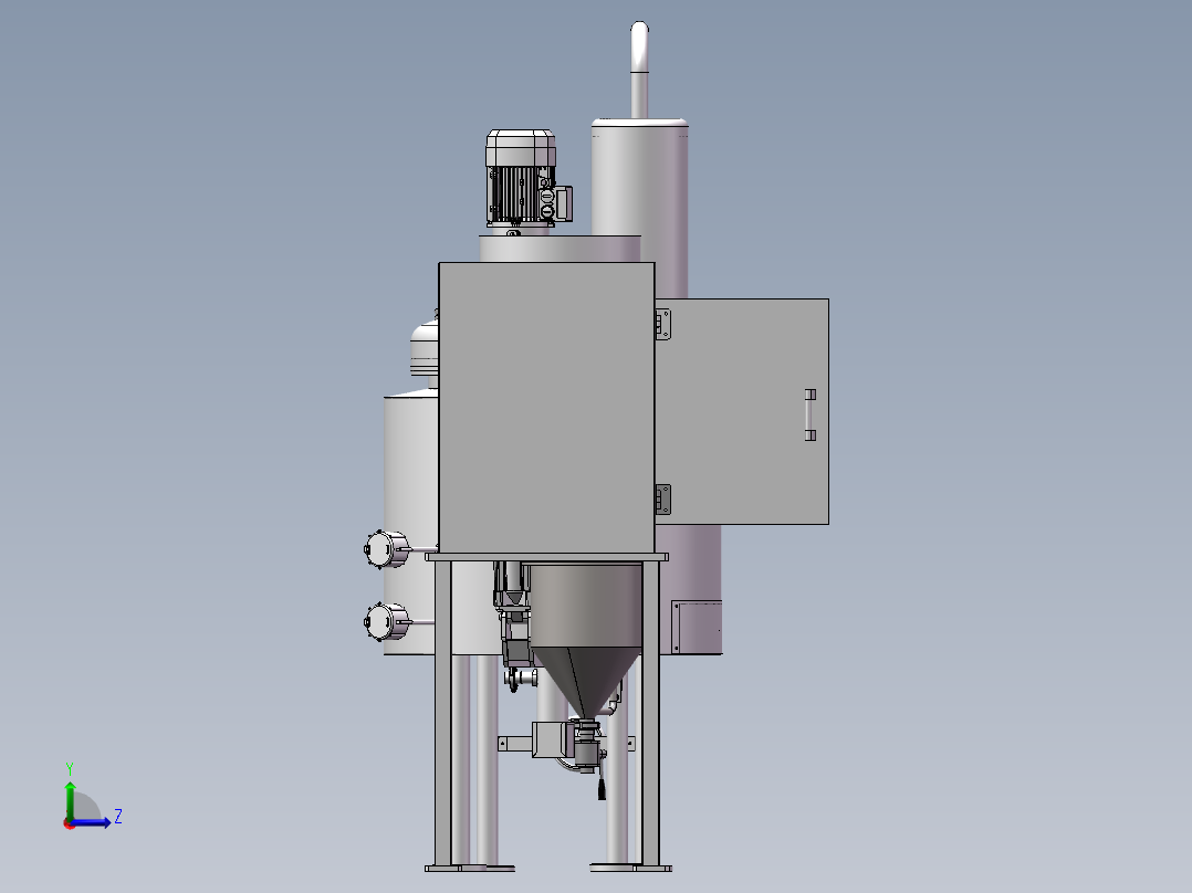 蒸馏设备sw18左视图