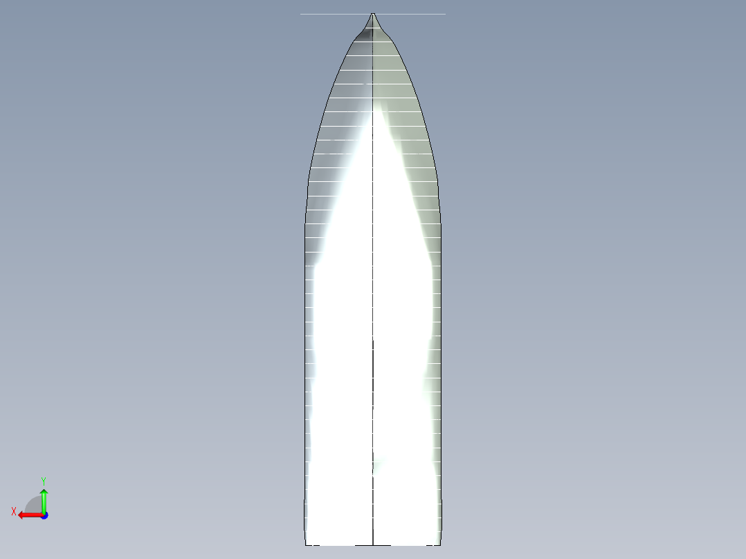 PROJEKT 1547船舶模型3D图纸 IGS格式右视图