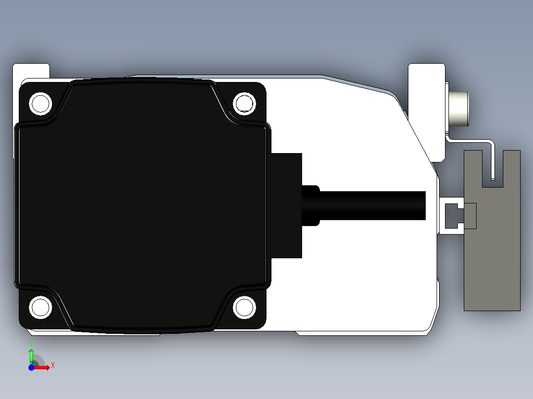 Toyo东佑达直线模组-ETH10-850-BC-200W+煞車前视图